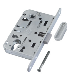 B06103.50.34.640 Корпус врезного замка магнитный под цил. (мат.хром) MEDIANA POLARIS с отв.пл.(скин)