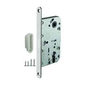 Корпус врезного замка с защелкой MAGNLN85-50 SN мат.никель