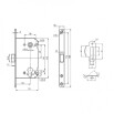 tumb 2 - Корпус замка PL85-50/BL BL (черный)