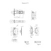 tumb 3 - Защелка пластиковый язычок Bravo LP-1 Sgraphite