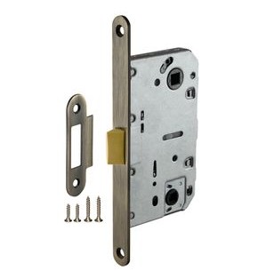 Защелка врезная PLASTLP96WC-50 AB бронза