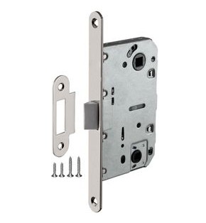 Защелка врезная PLASTLP96WC-50 SN мат.никель