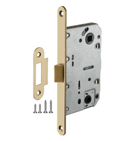 Защелка врезная PLASTLP96WC-50 SSG сатин.золото