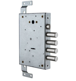 Замок врезной сувальдный с защёлкой ЗВ 21.14 Т (лев.) со смен.мех-ом, (без накл), 5+1 кл /123:212:1/