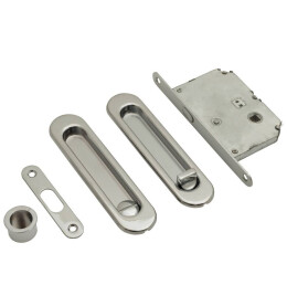 Замок для дверей купе «Bravo SL-2» Хром