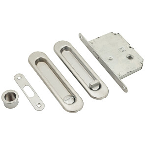 Замок для дверей купе «Bravo SL-2» МатХром