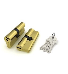 Цилиндровый механизм «100 CA 75 mm» (30+10+35) PB Латунь 3 кл.
