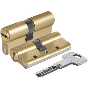Цилиндровый механизм «164 DBN-E/68» (26+10+32) mm Латунь 5 кл.