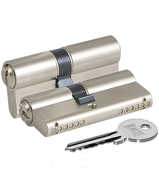 Цилиндровый механизм 164 GN/80 (30+10+40) mm упк.БЛИСТЕР никель 5 кл.
