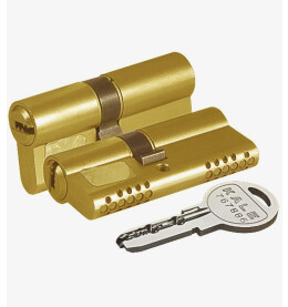 Цилиндровый механизм «164 OBS SNE/100» (45+10+45) mm Латунь 5 кл.