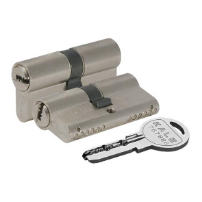 Цилиндровый механизм «164 SN/62» (26+10+26) mm Никель 5 кл.