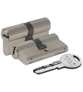 Цилиндровый механизм «164 SN/62» (26+10+26) mm Никель 5 кл.