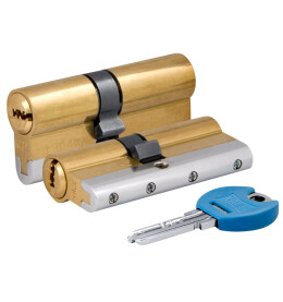 Цилиндровый механизм «164 YGS/90» (45+10+35) mm Латунь 5 кл.