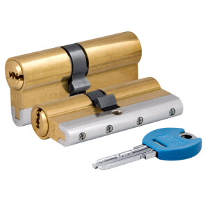 Цилиндровый механизм «164 YGS/90» (45+10+35) mm Латунь 5 кл.
