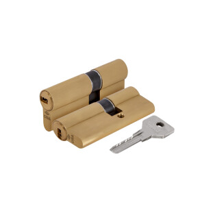 Цилиндровый механизм «Cisa ASIX OE300-07.00» (60 мм/25+10+25) Латунь