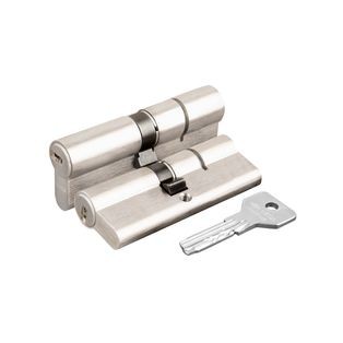 Цилиндровый механизм Cisa ASIX OE300-21.12 (90 мм/35+10+45) Никель