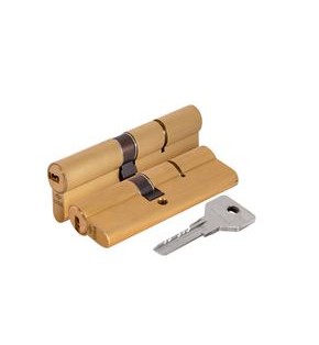 Цилиндровый механизм «Cisa ASIX OE300-29.00» (90 мм/40+10+40) Латунь