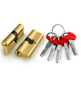 Цилиндровый механизм (D-PRO500/80) D-PRO5000Key80(30+10+40) PB латунь 5Key