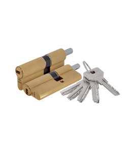 Цилиндровый механизм под вертушку «Cisa ASIX OE302-19.00» (80 мм/30+10+40) Латунь