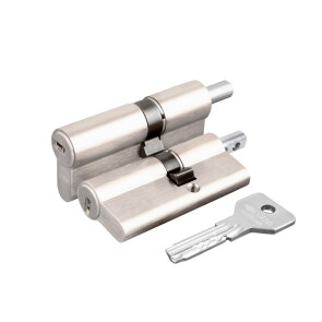 Цилиндровый механизм под вертушку «Cisa ASIX OE302-19.12» (80 мм/30+10+40) Никель