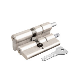 Цилиндровый механизм под вертушку «Cisa ASIX OE302-21.12» (90 мм/35+10+45) Никель