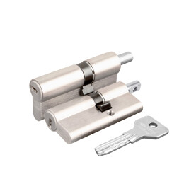 Цилиндровый механизм под вертушку «Cisa ASIX OE302-28.12» (75 мм/30+10+35) Никель