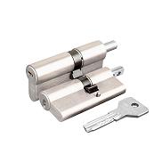 Цилиндровый механизм под вертушку «Cisa ASIX OE302-82.12» (70 мм/25+10+35) Никель