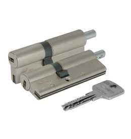 Цилиндровый механизм под вертушку «Cisa ASTRAL S ОА3S2-85.12» (80 мм/40+10+30) Никель
