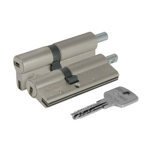 Цилиндровый механизм под вертушку «Cisa ASTRAL S ОА3S2-85.12» (80 мм/40+10+30) Никель