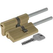 Цилиндр. мех. под верт. (дл. шток) Cisa ASTRAL S 1.0A3S7.81.0.00.C5 (65 мм/30+10+25), ЛАТУНЬ