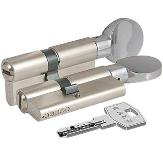Цилиндровый механизм с вертушкой «164 BM/72» (30+10+32) mm Никель 5 кл.