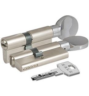Цилиндровый механизм с вертушкой «164 BM/90» (35+10+45) mm Никель 5 кл.