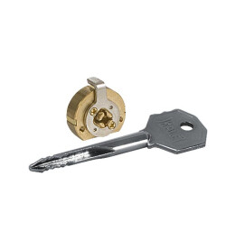 Цилиндровый механизм «164/FB mm» для замков с крест. ключами 5 кл. Латунь