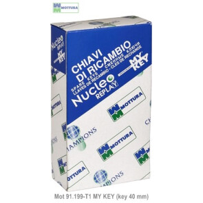 Комплект ключей для перекодируемых замков с торца двери «91.399/T1 MY KEY» (60 мм) Хром