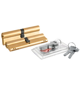 Цилиндровый механизм перекодируемый «164 OBS BNE-Z/80» (35+10+35) mm Латунь 5 кл.+ 2 кл.