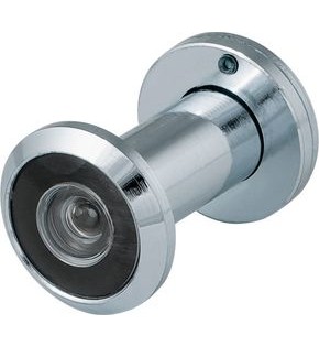 VIEWER 1 DVZ 35x60/16 (оптика пластик, угол обзора 180) CP Хром