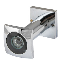 Глазок дверной КВАДРАТНЫЙ, DVG6 SQ, 16/70х110 СР Хром (не заказывать)