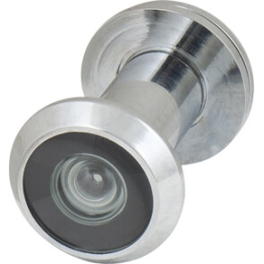 Глазок дверной, пластиковая оптика «DV1» 16/35х60 CP Хром