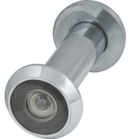 Глазок дверной, пластиковая оптика «DV2» 16/55х85 CP Хром