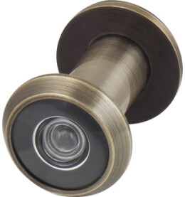 Глазок дверной, стеклянная оптика «DVG1» 16/35х60 AB Бронза