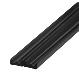 Самоклеящийся уплотнитель, профиль К-LIST (Е) 9x4 мм, черный (бобина 100 м)