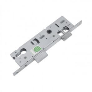 Корпус узкопрофильного замка с защёлкой «PROFI 25.11.24» Хром