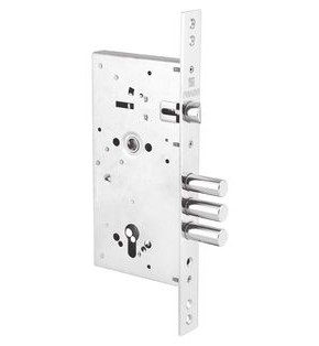 Корпус врезного замка c защёлкой MDV25/C-60.85.3R16