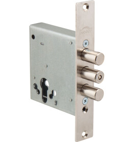 Корпус врезного замка «Лазурит 1.01.07» Хром