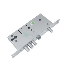 Корпус врезного замка с задвижкой и защёлкой «ЗВ 32.15» Хром