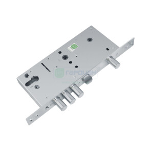 Корпус врезного замка с задвижкой и защёлкой «ЗВ 32.15» Хром