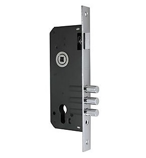 Корпус врезного замка с защёлкой DD900/C-45.85.3MR (900 3MR/CP W/B) CP хром