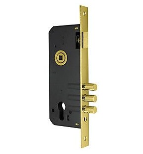 Корпус врезного замка с защёлкой DD900/C-45.85.3MR (900 3MR W/B) PB латунь