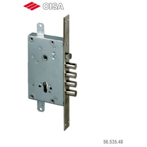 Корпус врезного замка с защёлкой «REVOLUTION PRO 56.535.48» (тех. упаковка) Хром