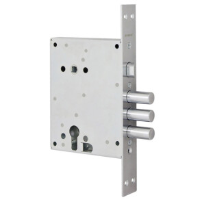 Корпус врезного замка с защёлкой «ЗВ4-3/85М» Хром